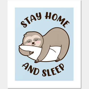 Sleepy Sloth Posters and Art